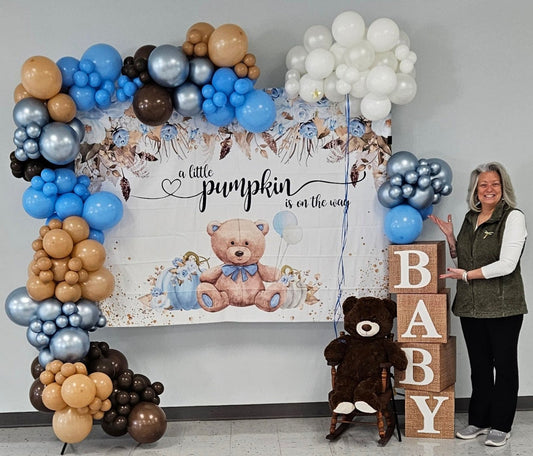 Baby Shower Balloon Backdrop
